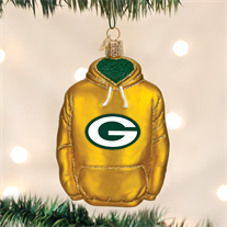 Green Bay Packers Hoodie Ornament - Old World Christmas
