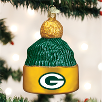 Green Bay Packers Beanie Ornament - Old World Christmas