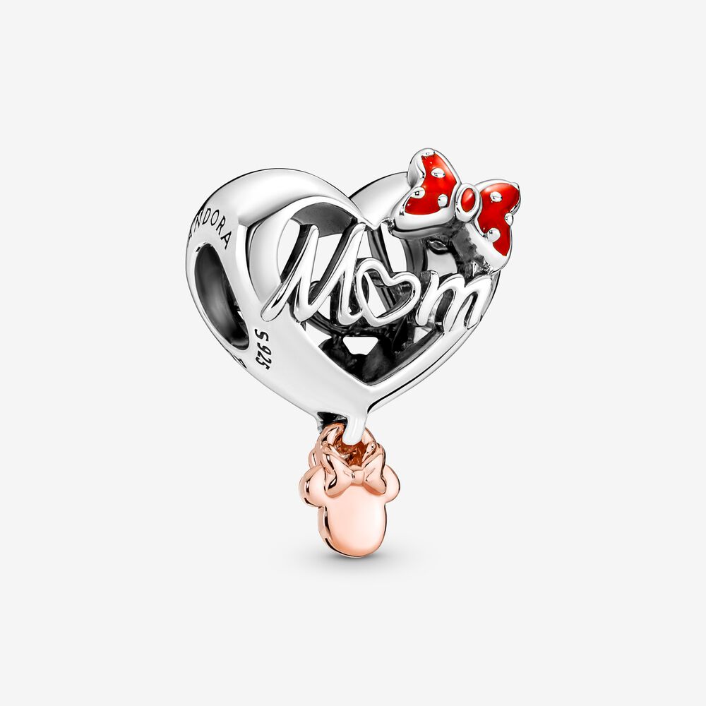 Disney Minnie Mouse Mom Heart Charm - Pandora - 781142C01