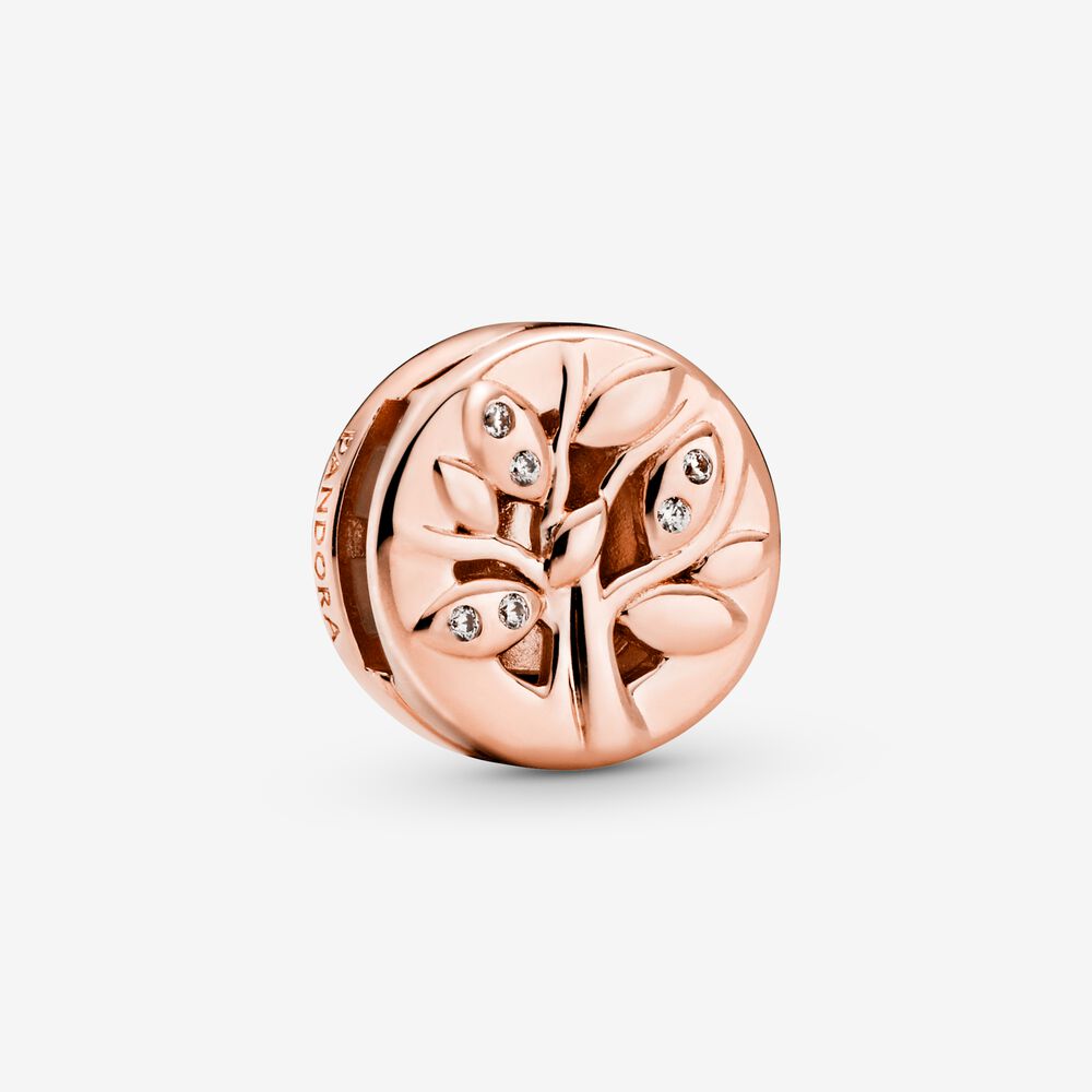 Rose Sparkling Family Tree Clip Charm - Pandora - 788822C01