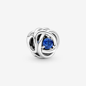 Blue Eternity Circle Charm - Pandora - 790065C07