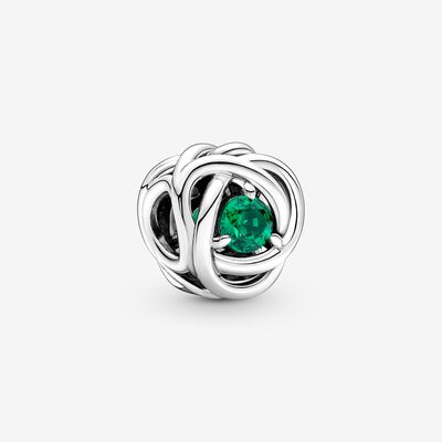 Green Eternity Circle Charm - Pandora - 790065C08