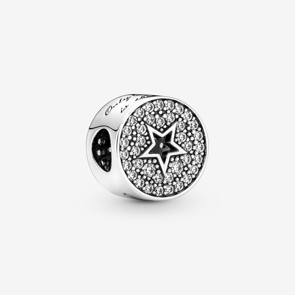 Pave & Star Congratulations Charm - Pandora - 790793C01