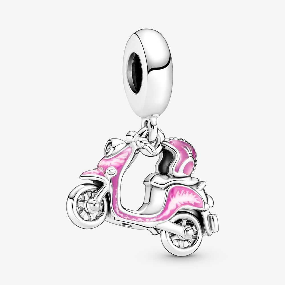 Pink Scooter Dangle Charm - Pandora - 791057C01