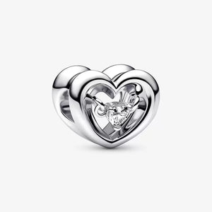 Radiant Heart & Floating Stone Charm - Pandora - 792493C01