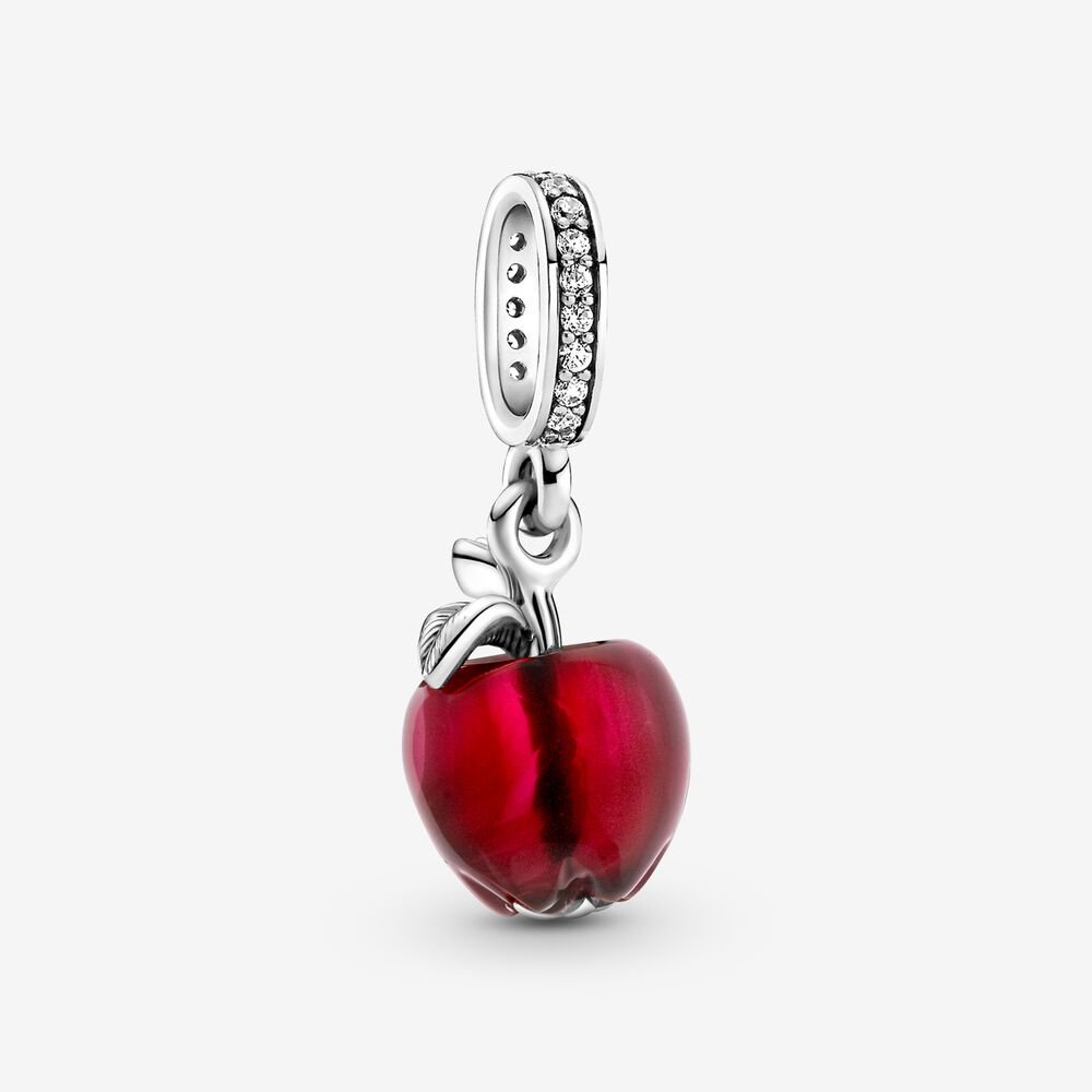 Murano Glass Red Apple Dangle Charm - Pandora - 799534C01
