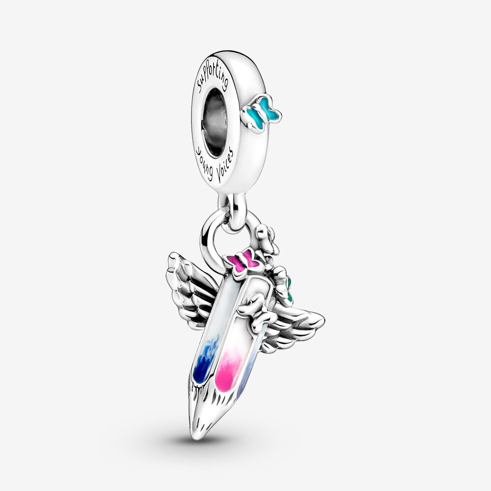 Crayon with Butterflies and Wings- PANDORA - 799600C01
