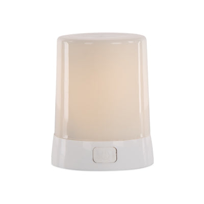 LED Flame Candle with Timer - 2.75" x 3"H (White Light)