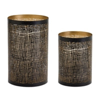 Black Candle Holders (Set of 2)