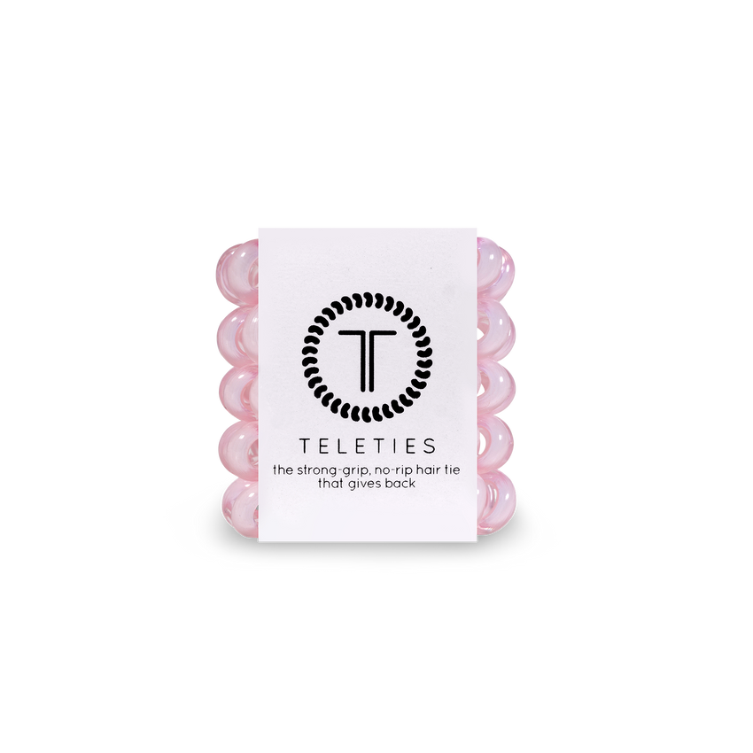 Rose Water Pink Hair Ties (3 Sizes)