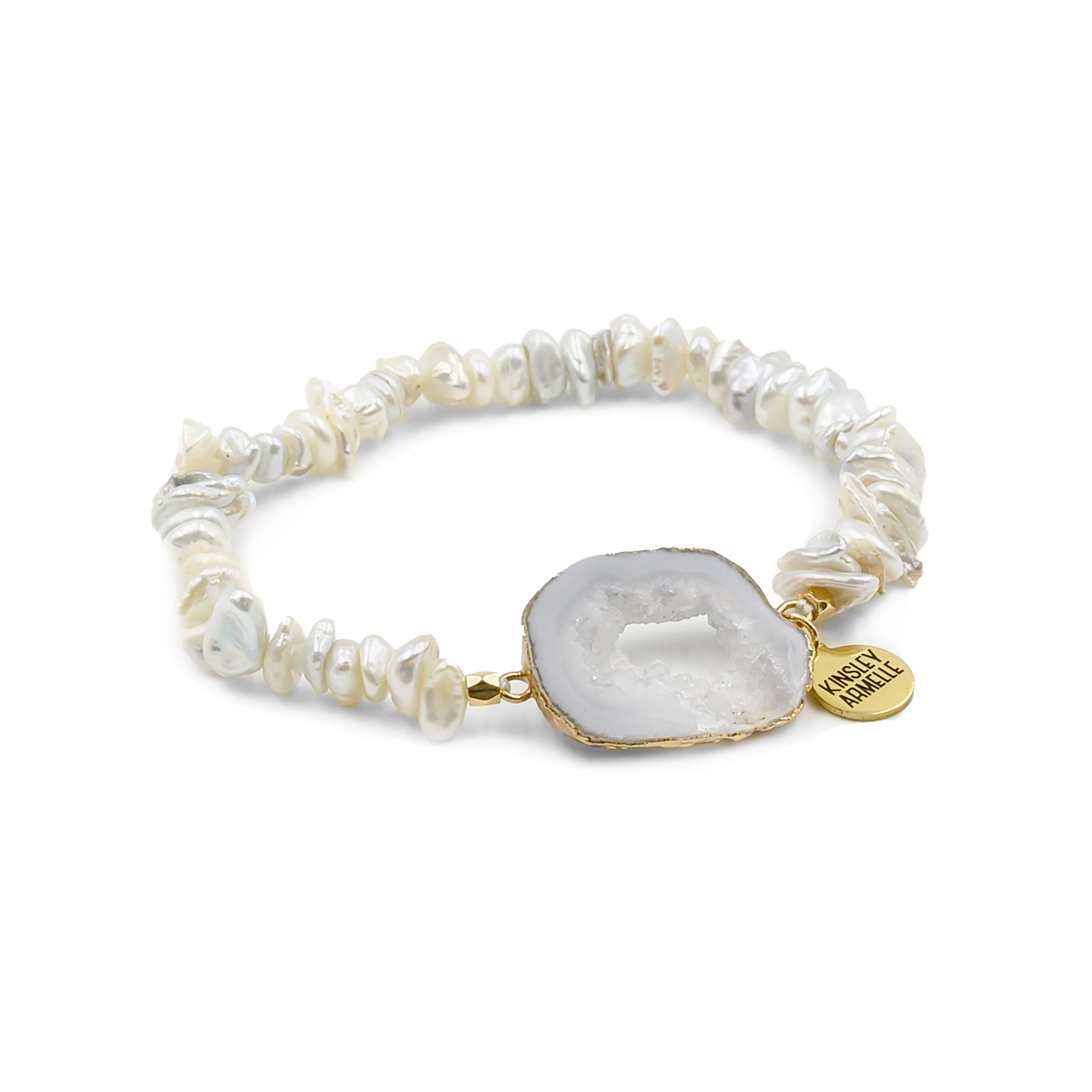 Agate Collection -Opal Bracelet-Gold