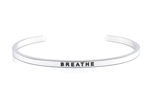 Breathe - MantraBand - Silver