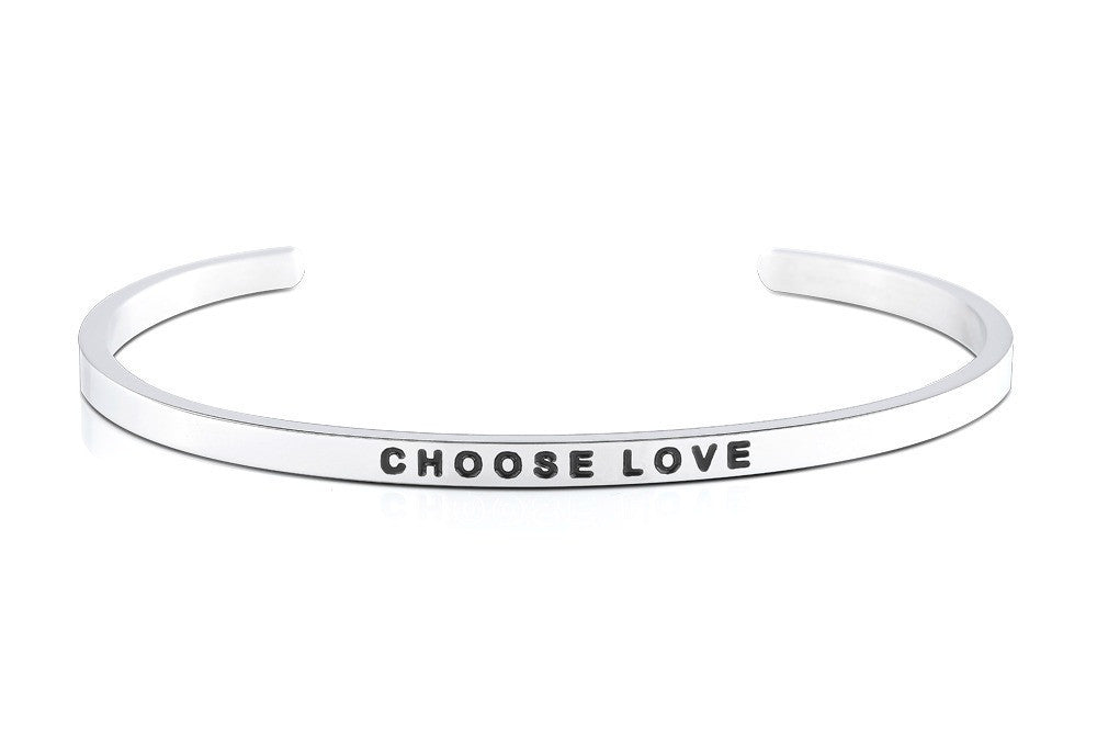 Choose Love - MantraBand - Silver