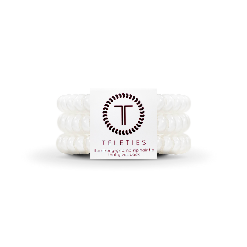 Coconut White Hair Ties (3 Sizes)