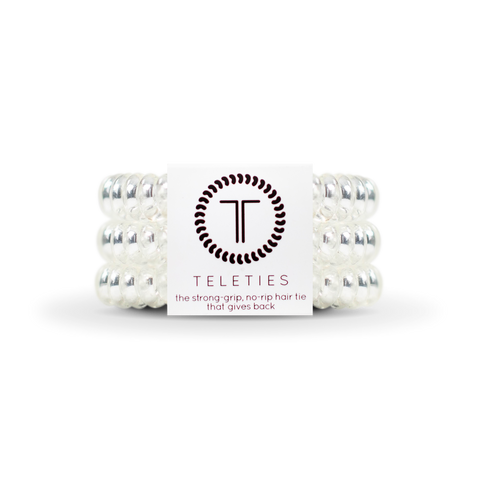 Crystal Clear Hair Ties (4 Sizes)