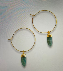 Berklee Earrings- Amazonite