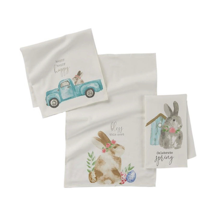 Easter Watercolor Towel (3 Styles)