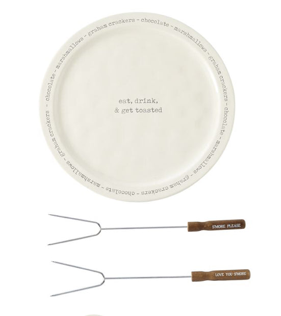 S’More Plate and Skewer Set