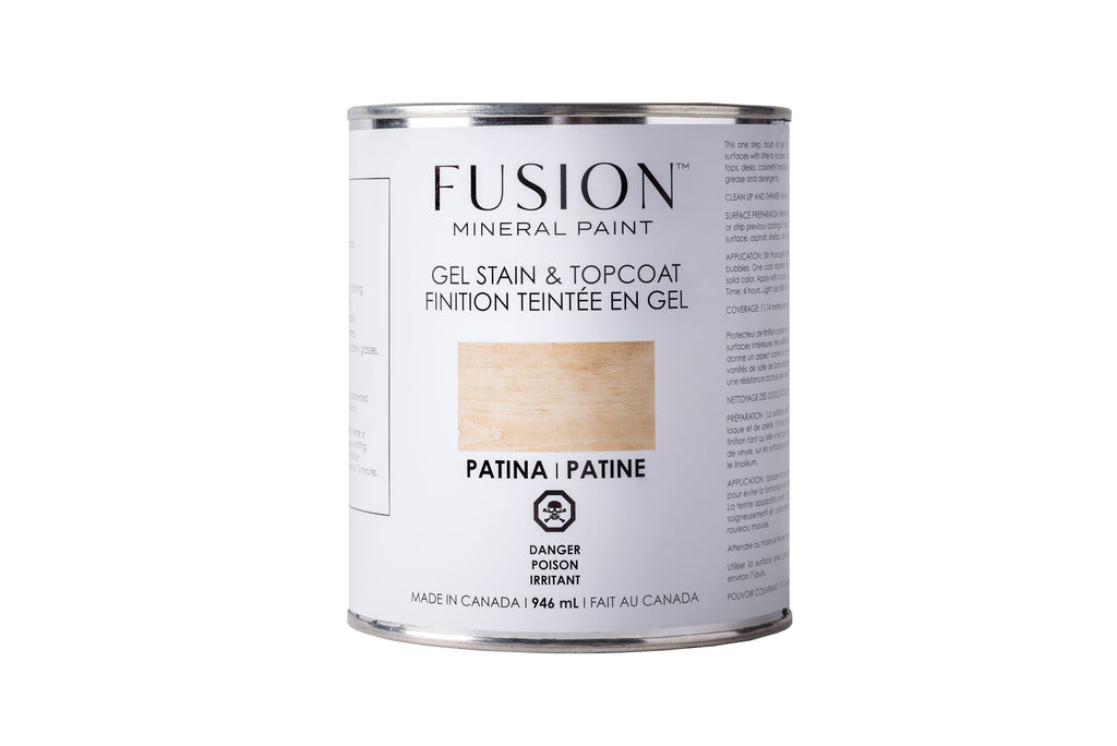 Fusion-Gel Stain and Top Coat-Patina-946ml