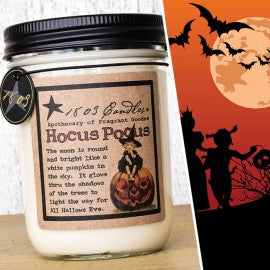 1803 Candles- 14oz Jar - Hocus Pocus – Red Barn Company Store