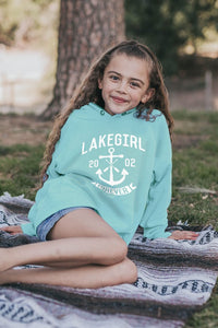 Lakegirl - Anchor Forever Youth Hoodie-Surf