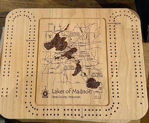Cribbage Board- Lakes of Madison