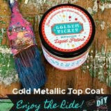 DIY Paint - Gold Liquid Patina AKA Golden Ticket