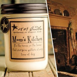 1803 Candles- 14oz Jar - Mom's Kitchen