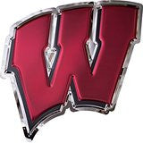 Wisconsin Badgers - Motion W - Stainless Steel - XL