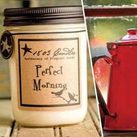 1803 Candles- 14oz Jar - Perfect Morning