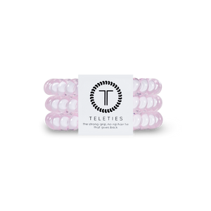 Rose Water Pink Hair Ties (3 Sizes)
