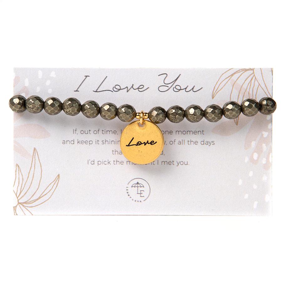 Token Stretch Bracelet - Love