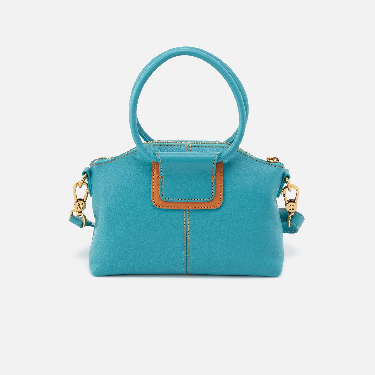 Shelia Top Zip- Aqua