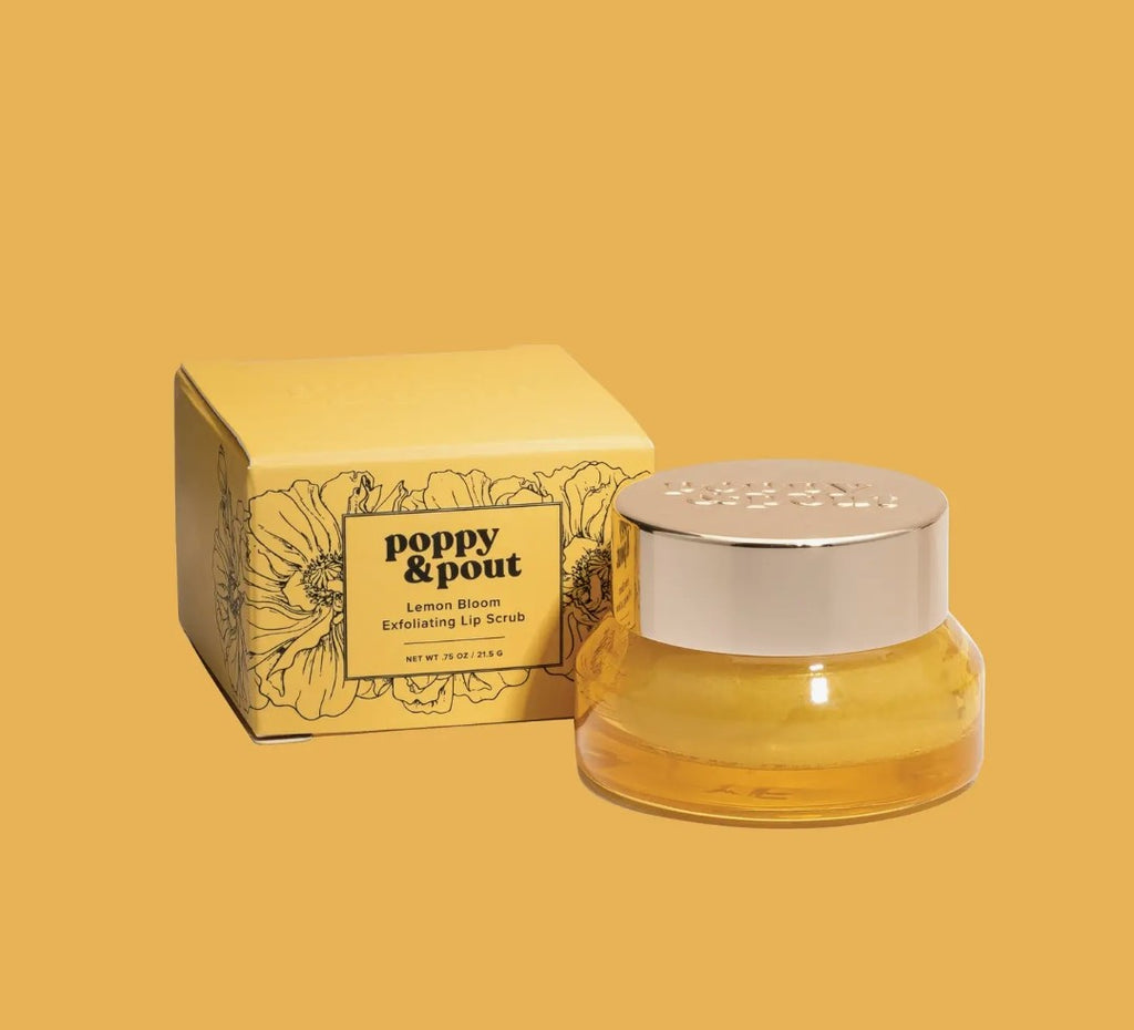 Poppy & Pout - Lemon Bloom Lip Scrub