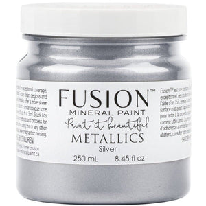 Metallic Silver - Fusion Mineral Paint - 250mL