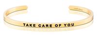 Take Care Of You - Mantraband - 18 K Gold Overlay