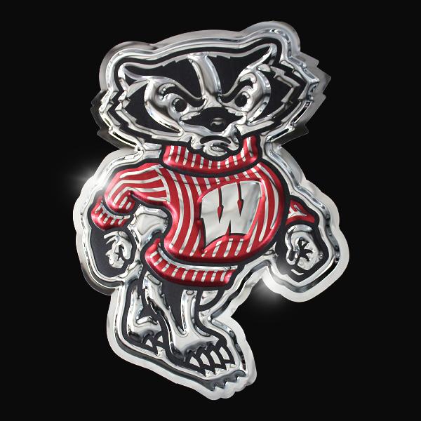 Wisconsin Badgers - Bucky Badger - Stainless Steel - Regular
