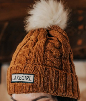 Lakegirl - Knit Pom Hat - Pumpkin