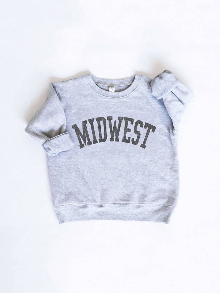 Midwest  Toddler Crewneck - Dust