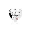 Granddaughter's Love Heart Charm - Pink CZ - PANDORA - 796261PCZ
