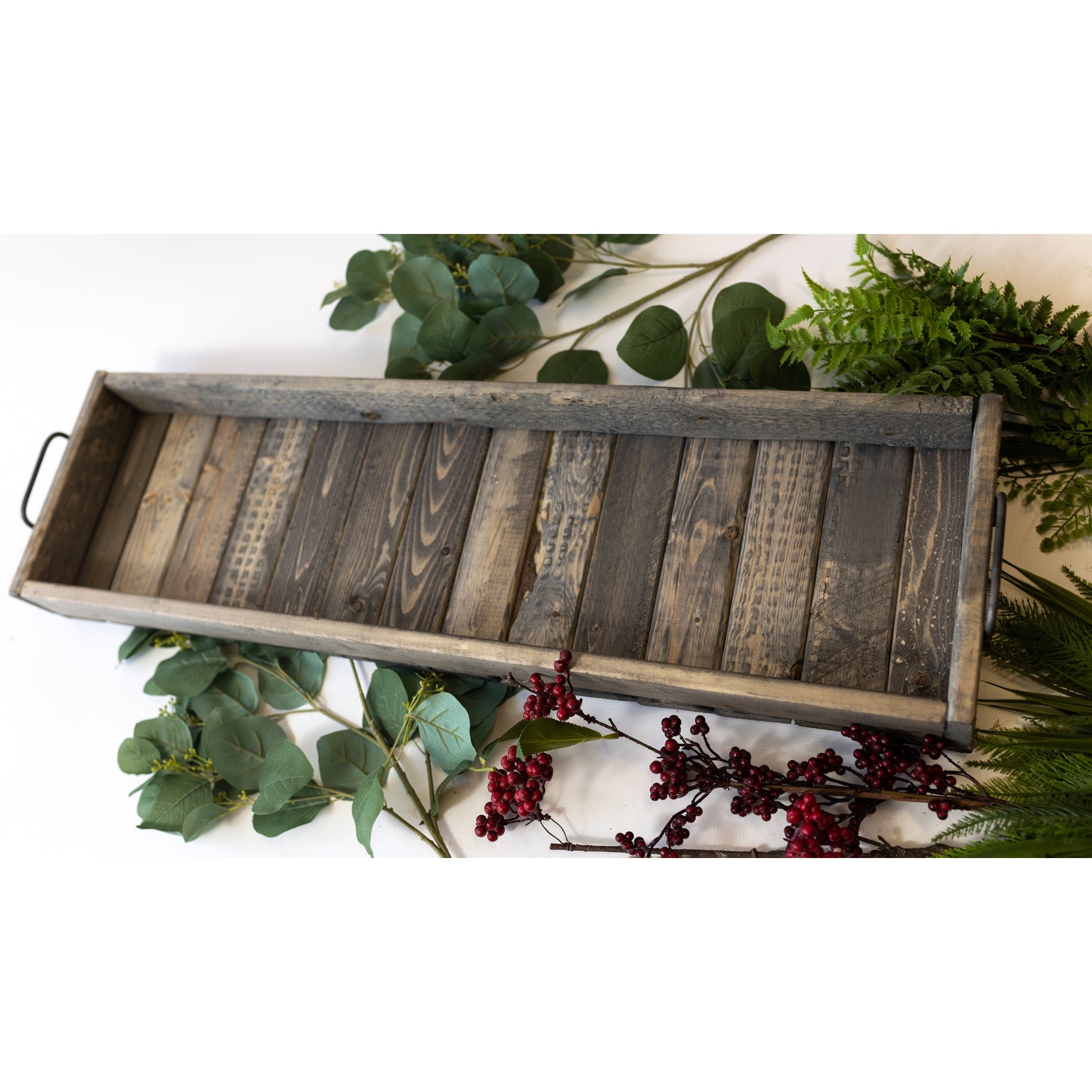 Long Wood Tray - 3 colors (10" x 34.25" x 3")