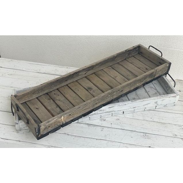 Long Wood Tray - 3 colors (10" x 34.25" x 3")
