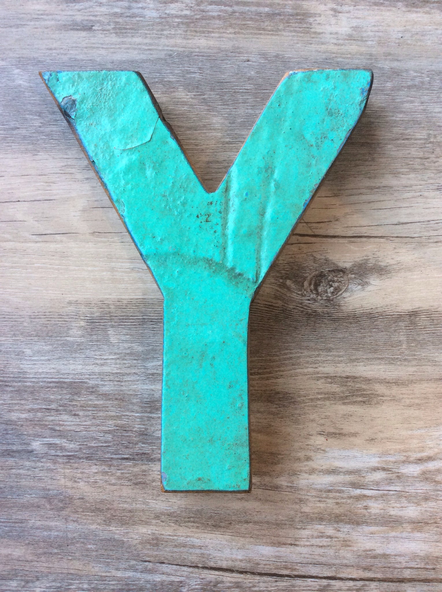 Letter Y - Retired Bali Fishing Boat Furniture - 7"x4" - #10198-Y