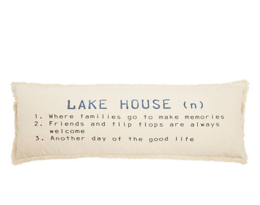 Lake house Definition Pillow