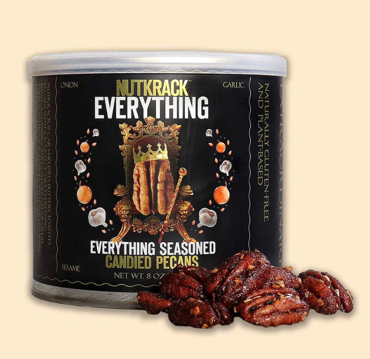 Nutkrack Everything Seasoned Candied Pecans 8oz