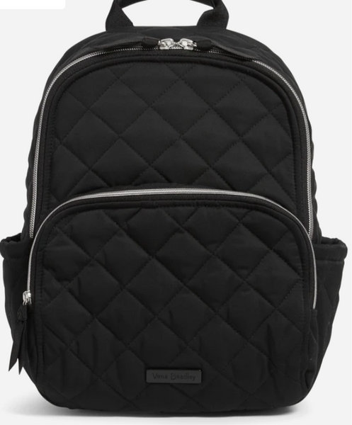Small Backpack- Black- Vera Bradley