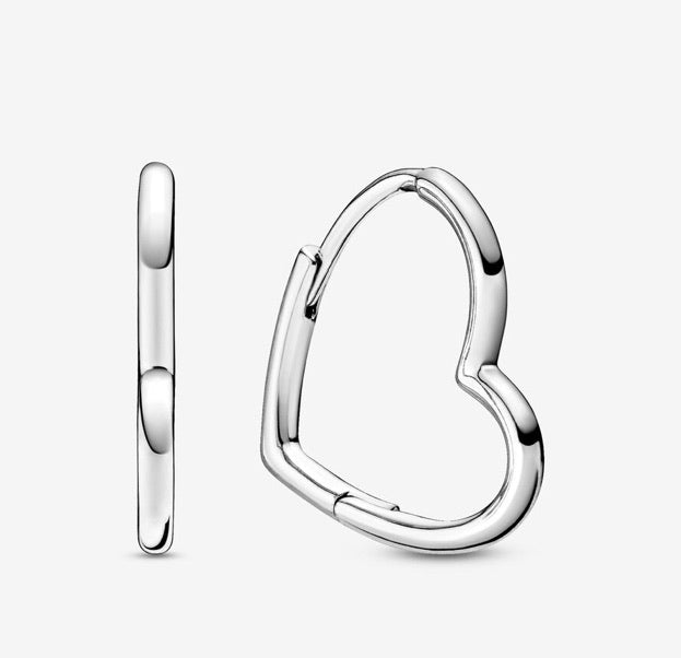 Asymmetrical Hearts Earrings - Pandora - 298307C00