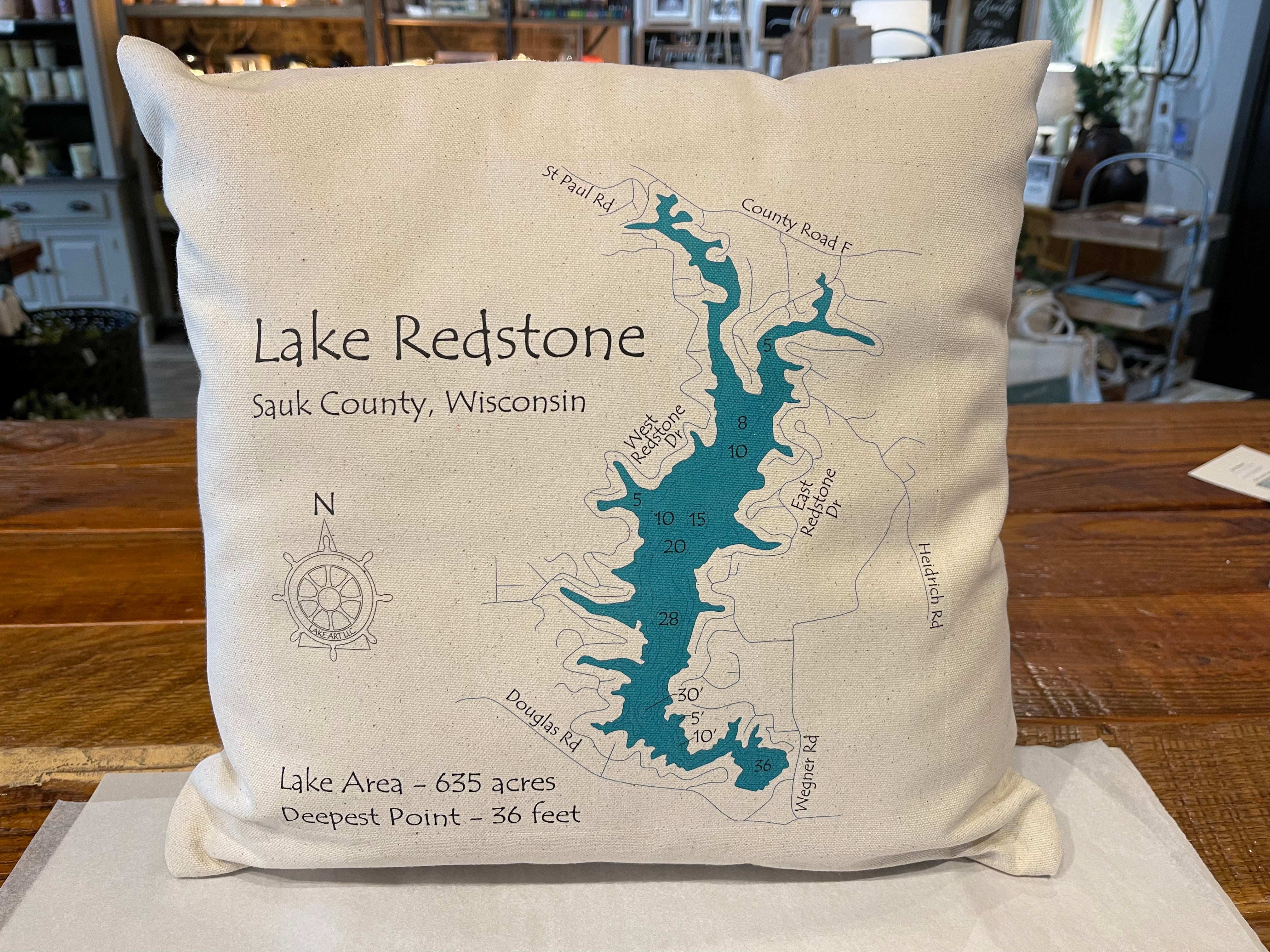 Lake Redstone Decorative Pillow