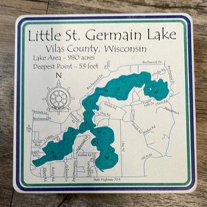Little St Germain Lake Coasters (Set of 4)