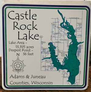 Castle Rock Lake Coasters (Set of 4)